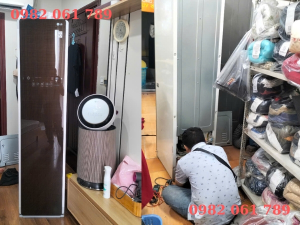 bảo hành máy giặt hấp sấy LG STYLER